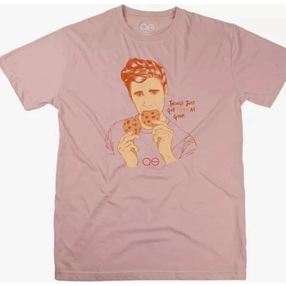Queer eye things just got twice as good pink T-shirt medium